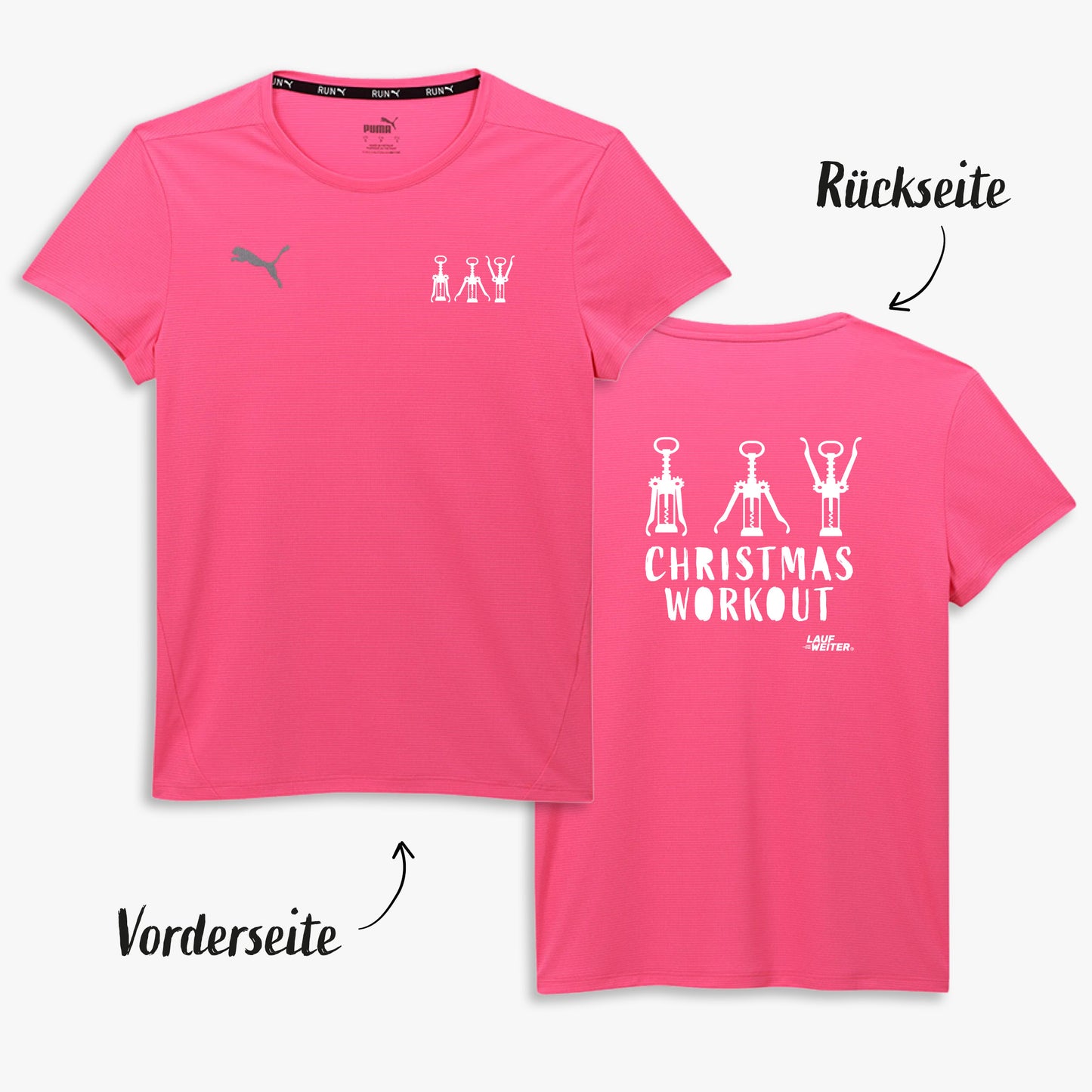 Puma Trainingsshirt "Christmas Workout" Damen