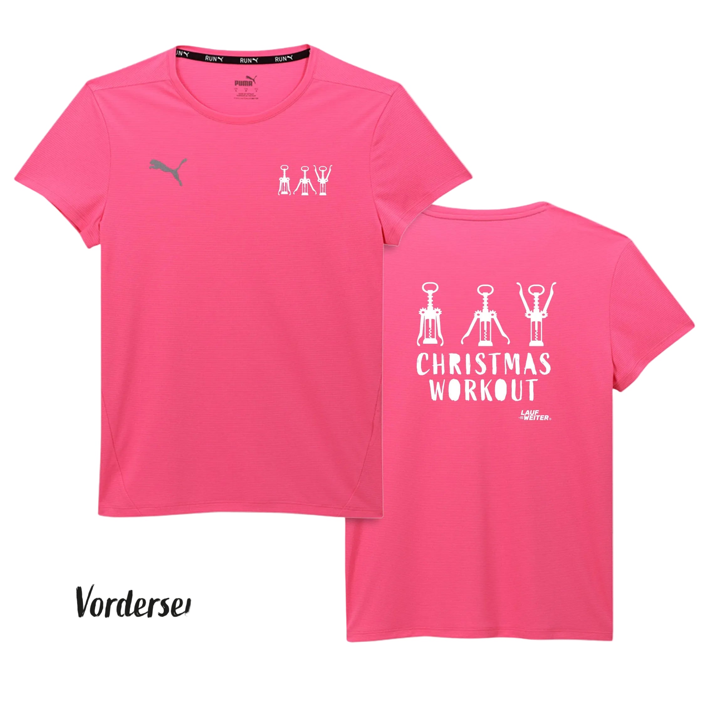 Puma Trainingsshirt "Christmas Workout" Damen