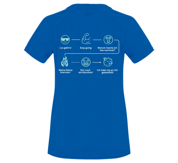 Funktionsshirt "Emoji Gefühle" Damen