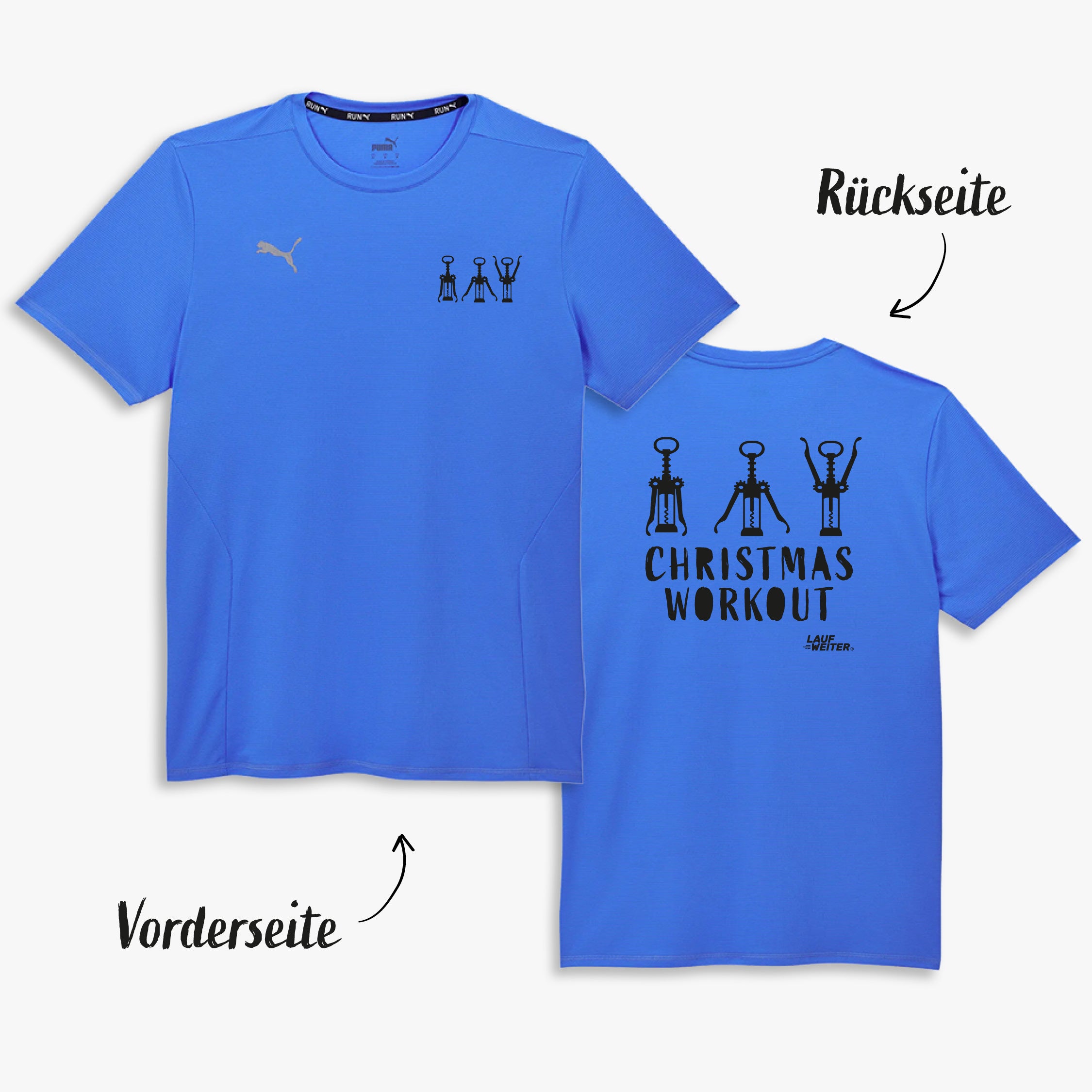 Puma Trainingsshirt "Christmas Workout" Herren