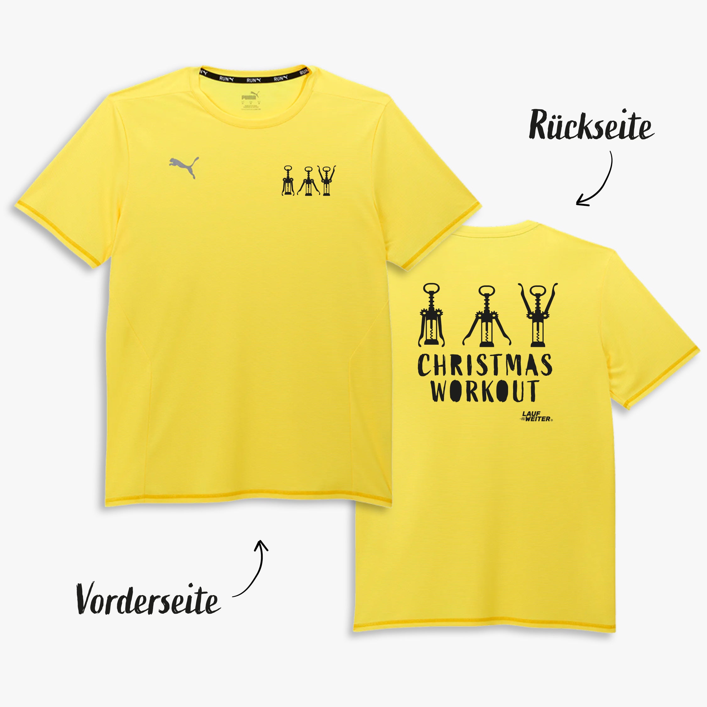 Puma Trainingsshirt "Christmas Workout" Herren