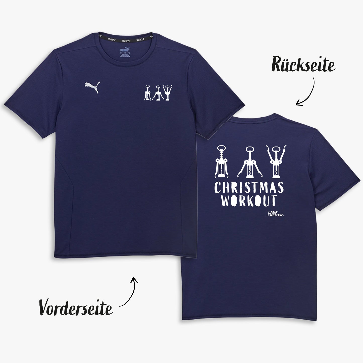 Puma Trainingsshirt "Christmas Workout" Herren