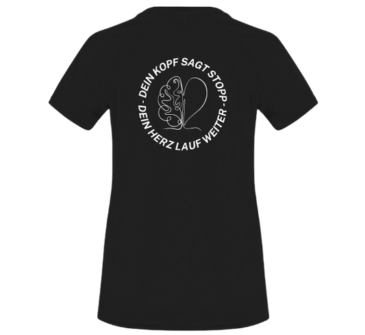 Funktionsshirt "Kopf/Herz" Damen