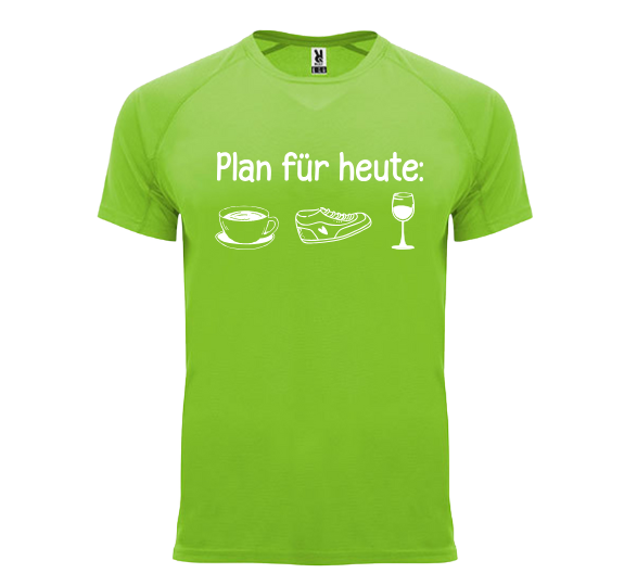 Funktionsshirt "Plan für heute" Herren