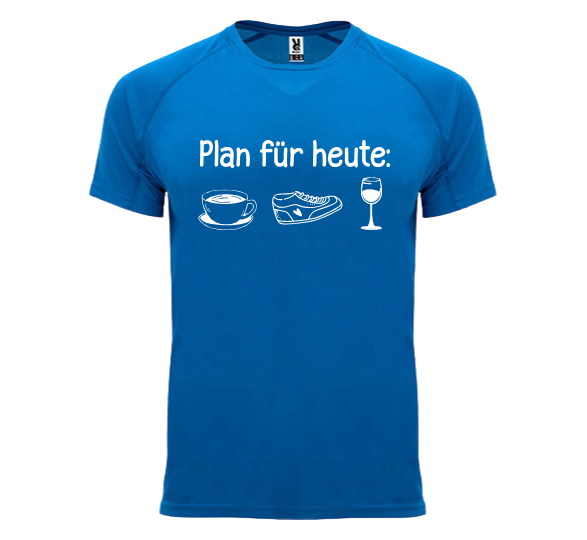 Funktionsshirt "Plan für heute" Herren