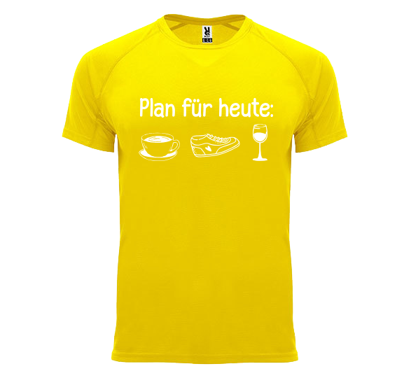 Funktionsshirt "Plan für heute" Herren