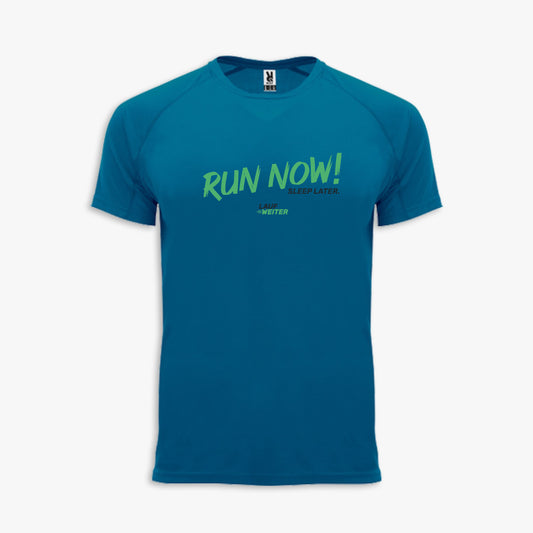 Funktionsshirt "Run now sleep later" Herren