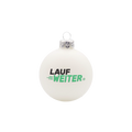 Lauf Weiter Weihnachtskugel