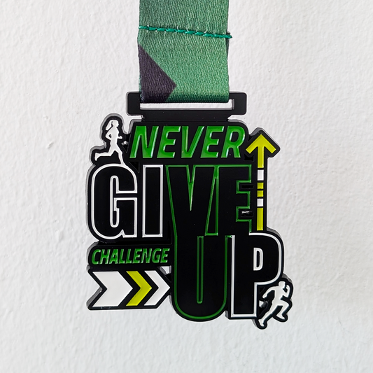 Medaille "Never give up"