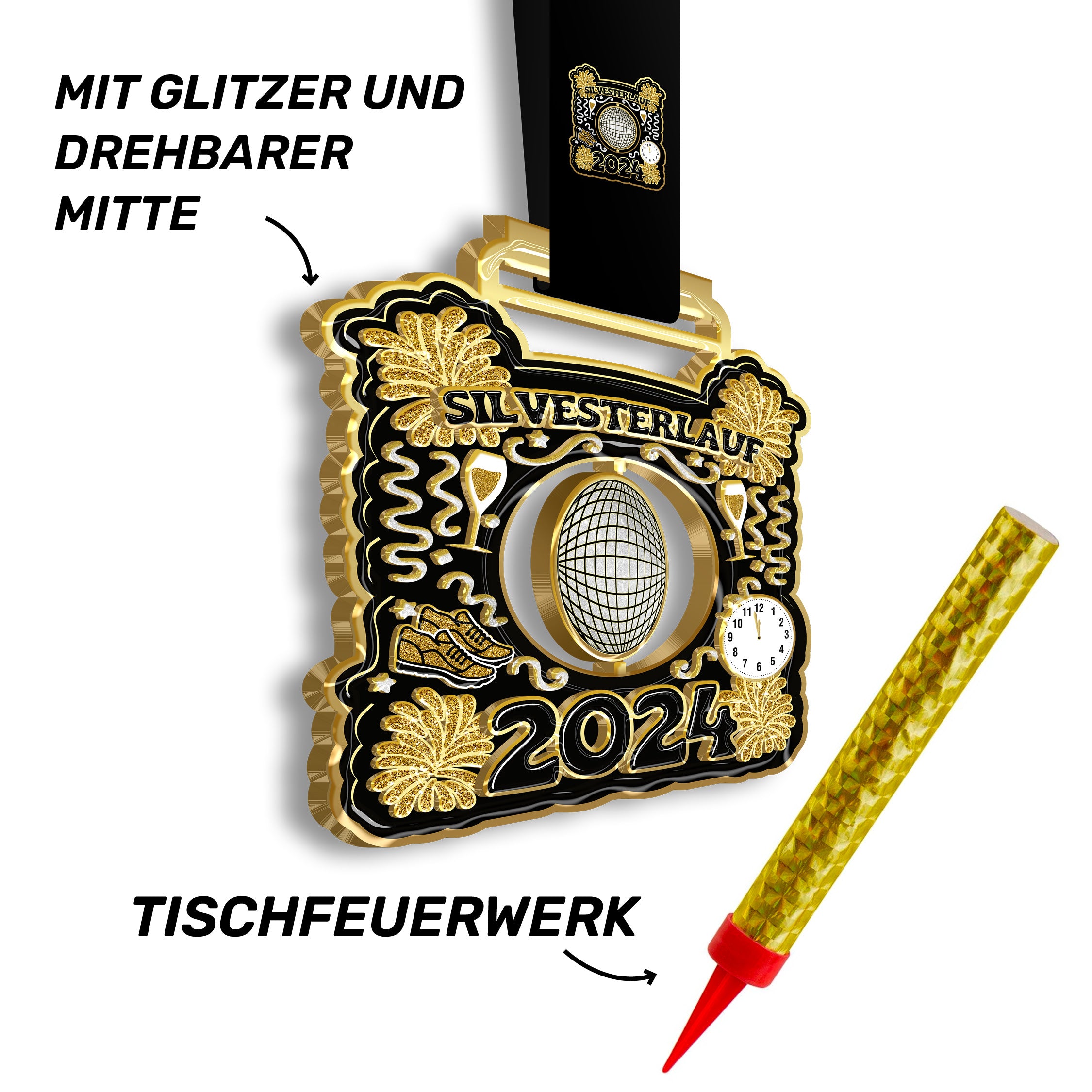 Medaille "Silvesterlauf 2024"