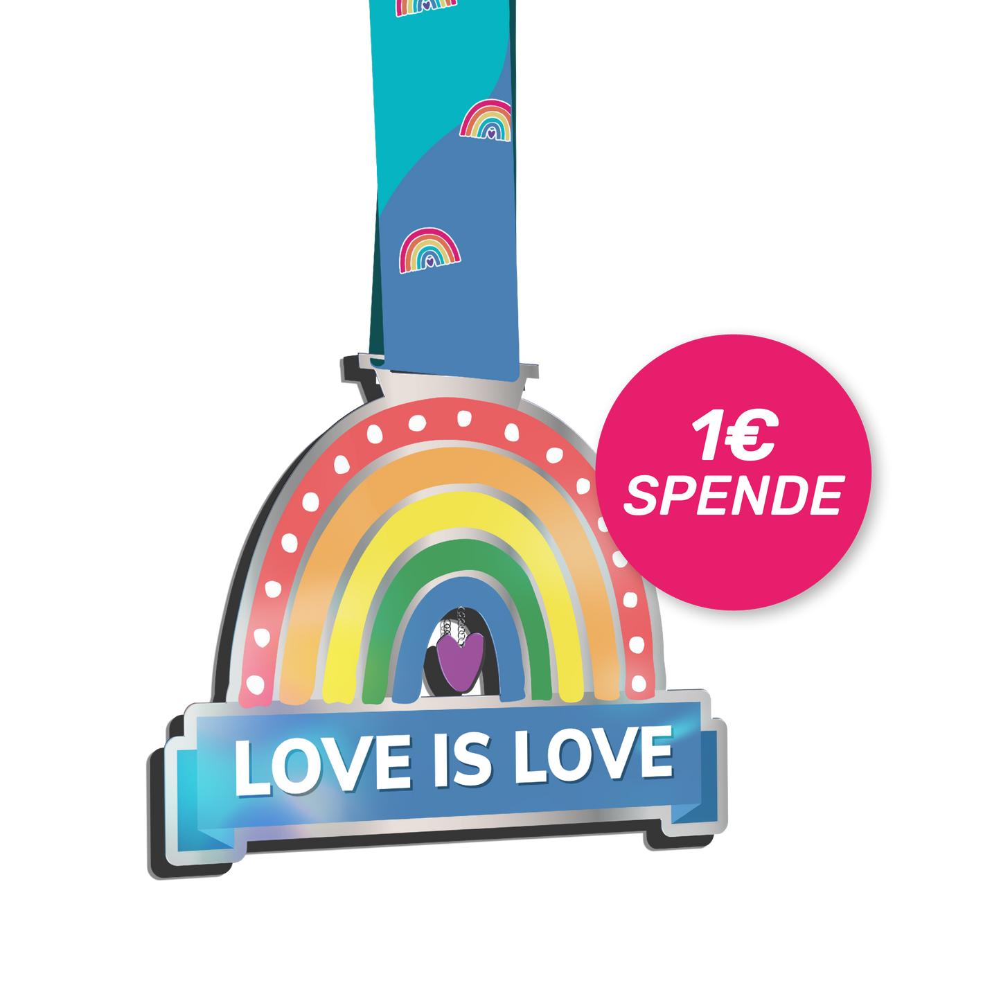 Medaille "Love is love"