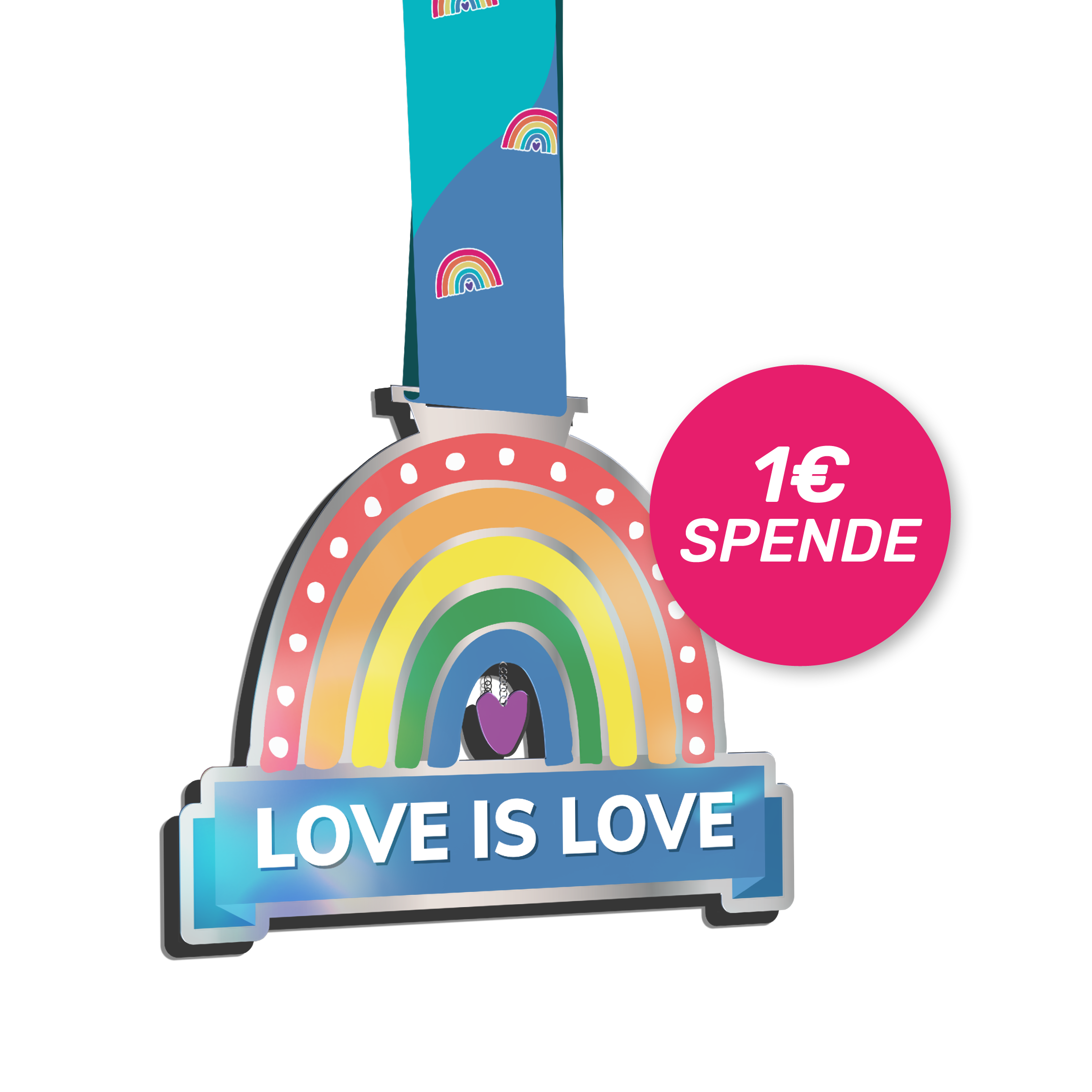 Medaille "Love is love"